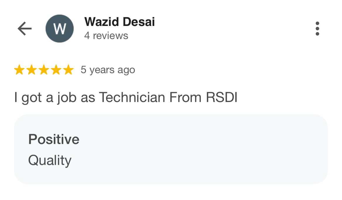 Positive feedback for career guidance